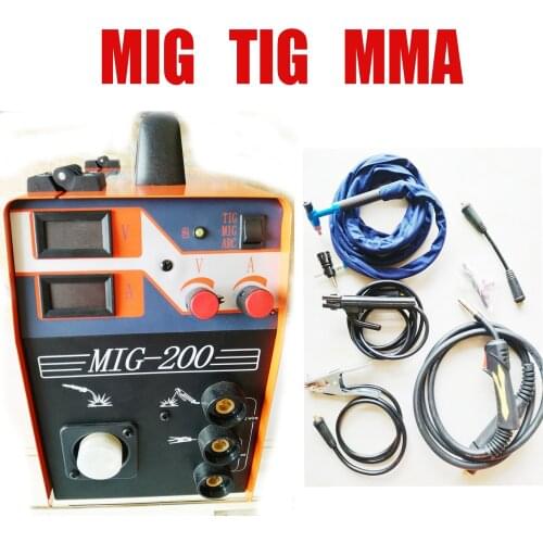 Mig Welder MIG ARC TIG Functional Welding Gas Gasless Welder Full Accessories Smart Control MIG MAG Machine