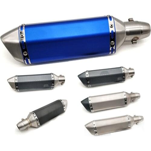 36-51MM Universal Motorcycle Exhaust Modify Motocross Exhaust Muffler For Suzuki DL650 HAYABUSA GSXR1300 GSR 600 750 GSXS750
