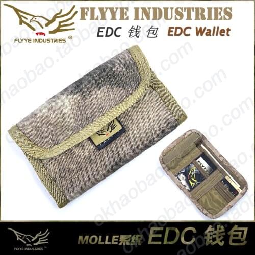 FYLLE FY-BG-A004 1000D CORDURA Waterproof Nylon EDC Tactical Wallet Travel Card Wallets Outdoor Sport Money Keychain Wallet