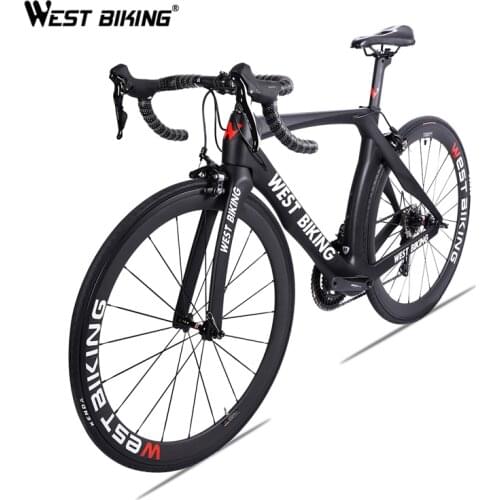 WEST BIKING Carbon Road Bike 700C 22 Speed Carbon Fiber Complete Bicycle With SHIMANO 105 R7000 Bicicleta Ultralight Racing Bike
