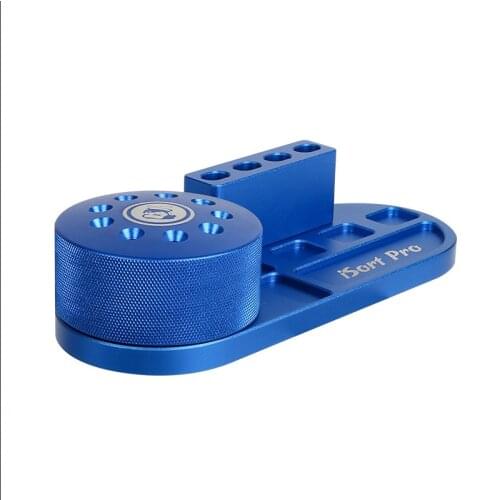 Mechanic iSort Storage Box Screwdriver Tweezers 360° Rotating Mounting Aluminum Alloy Holder Phone Parts Repair Organizer