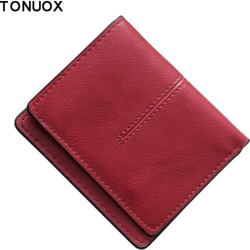 Clutch Women Wallets Lady Purses Short PU Leather Purse Cards ID Holder Envelope Money Bags Female Pocket Wallet Bag Notecase