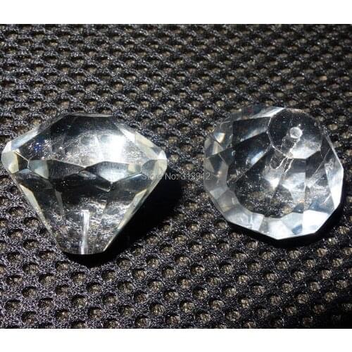 27mm Clear crystal ball for optical fiber chandelier/curtain Pendants