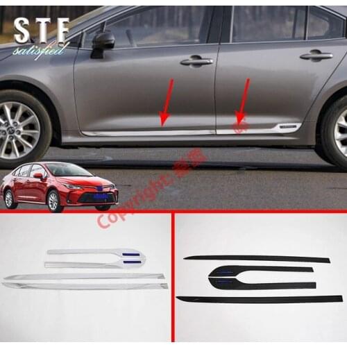 ABS Side Door Body Molding Moulding Trim For Toyota Corolla E210 Sedan 2019 2020