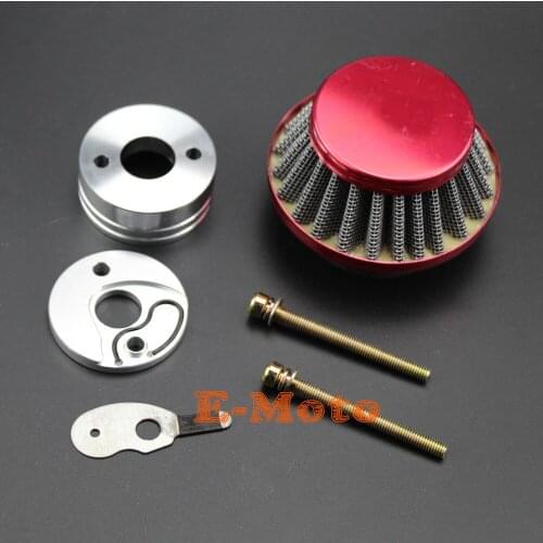 Gas Scooter 44mm Air Filter Adapter Velocity Stack For 33cc 43cc 49cc Goped Blade Z