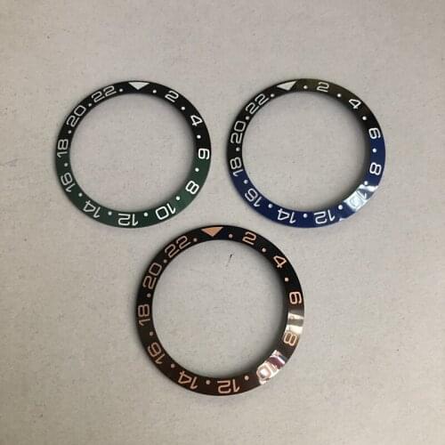 Watch accessories Ditong Na black ceramic outer ring 116500 cosmic type 38.5mm case digital dial ring