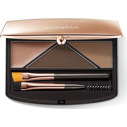 CARSLAN High Score Eyebrow Powder Brow Cream Khaki Three-in-One Waterproof Natural Long Lasting Discoloration Resistant