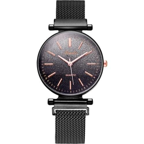 Reloj Mujer New Luxury Starry Sky Women Watches Gradient Color Gold Magnetic Lonesone Belt Ladies Watch Fashion Dress Wristwatch