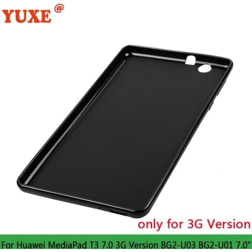 Tablet Case For Huawei MediaPad T3 7.0 inch (Only for 3G Version) BG2-U03 BG2-U01 7.0" Funda Back TPU Silicone Anti-Drop Cover