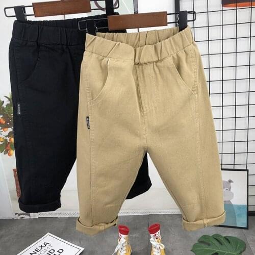 Korean Childrens Spring Pants Baby Boys Casual Pants Boy Jeans,2021 Spring Summer New Korean Style Baby Boys Casual Trousers