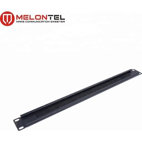 MT-4482 1u Utility Panel With Brush Cable Management With Brush blank rack panel