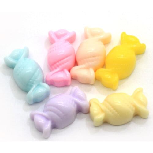 Simulation Cute Candy Resin Decoration Crafts Flatback Cabochons Miniature Food Scrapbooking for Phone Bows DIY Access