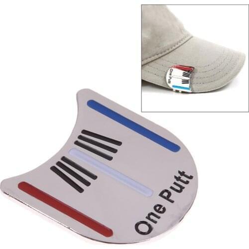 Mounchain Outdoor Alloy Golf Alignment Aiming Tool One Putt Magnetic Hat Clip