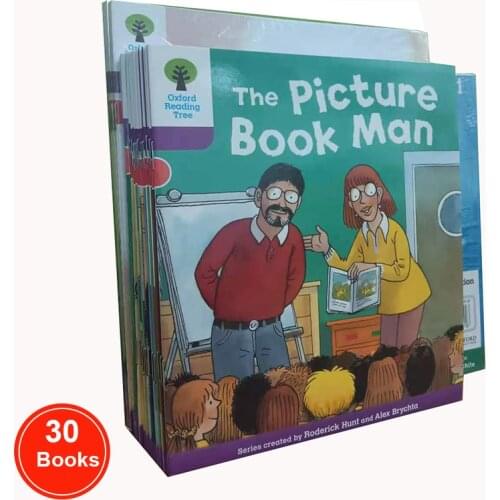 30 books /set Oxford Reading Tree Level 1+ Biff,Chip&Kipper hand book Helping Child to read Phonics English story Picture book