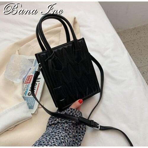 Scarves Design Small Simple PU Leather Shoulder Crossbody Bag for Women 2021 Summer fashion luxury Handbags Purses