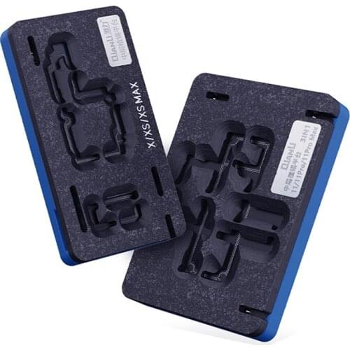 Qianli BGA Stencil Reballing kit for iPhone X/XS/XS MAX/11/11 Pro/11 Pro MAX Motherboard Middle Layer Planting Tin Fixture