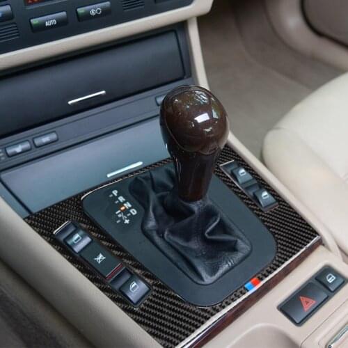 It Is Suitable For BMW Old 3 Series E46 The Carbon Fiber Interior accessories Central Control Panel .Red. Solid Color. BMW Color