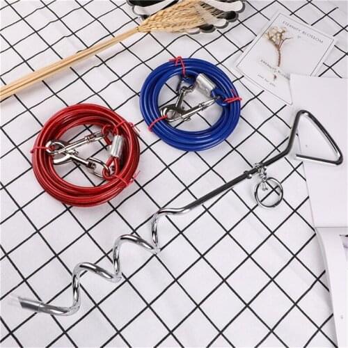 High Quality Pet Dog Leash Dog Stake Lacing Line And Reflective Stakes For Courtyard Camping Suitable For Medium To Large Dogs