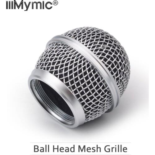 1PCS New Replacement Ball Head Mesh Microphone Grille for Shure SM 58 SM58S SM58LC BETA58 BETA58A