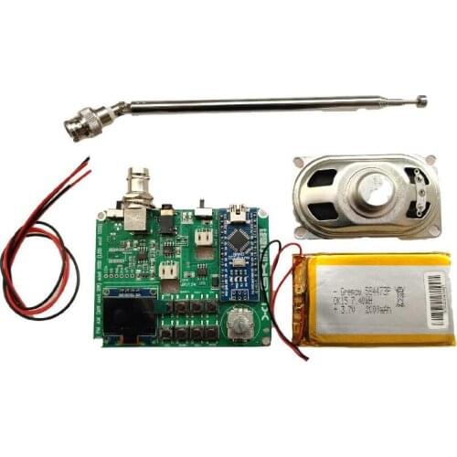 Assembled SI4732 All Band Radio Receiver Support FM AM (MW and SW) SSB (LSB and USB) + 3.6v lithium battery + Antenna + Speake