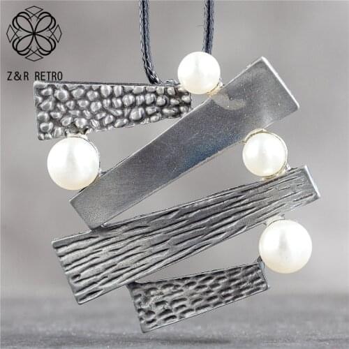 Vintage Jewelry Long Necklace for Women Beads Pendants Hotsale Alloy Suspension Rope Chains Choker Jewellery Hotsale New Arrival