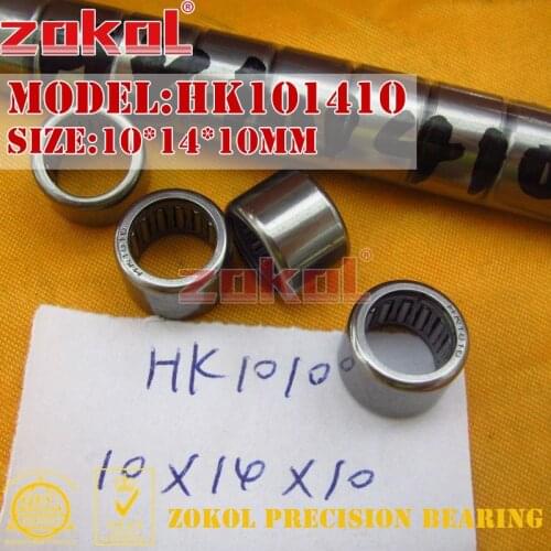 ZOKOL bearing HK1008 HK1010 HK1012 HK1015 Needle Roller Bearing 10*14*8/10/12/15mm
