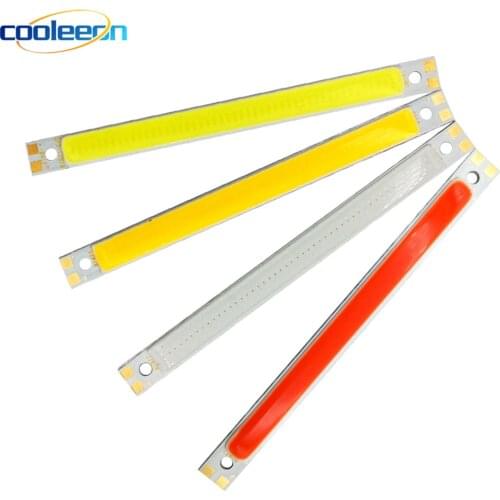 120MM COB LED Strip Light Emitting Diode Green Blue Red White Lighting Colors 10W 6W LED Lamp 12V COB Chip Bulb for Car Lighting