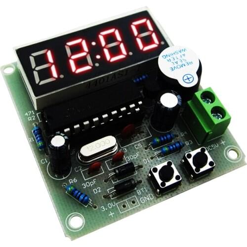 New 5set High Quality C51 4 Bits Electronic Clock Electronic Production Suite DIY Kits