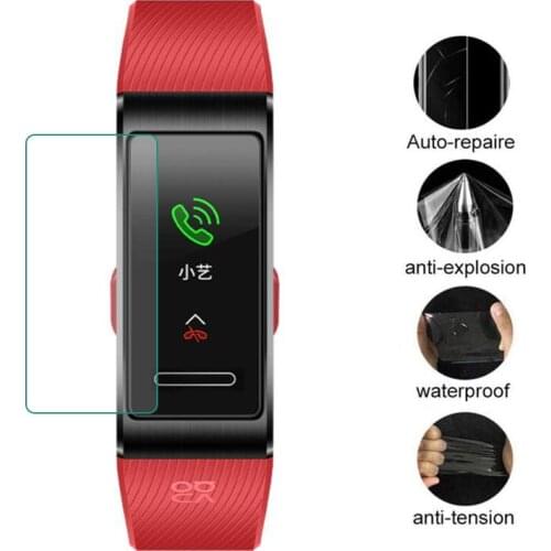 5pcs Soft TPU Clear Protective Film For Huawei Band 4 Pro Watch Smart Wristband Band4 pro Bracelet Full Screen Protector Cover