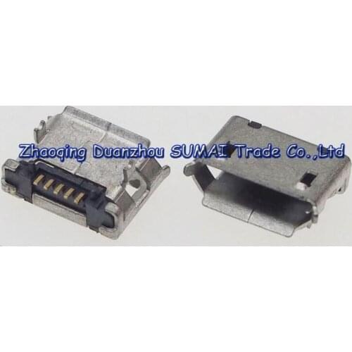 89pcs/lot Widely Using micro 5P USB JACK female socket Connectors two dip feet short pin