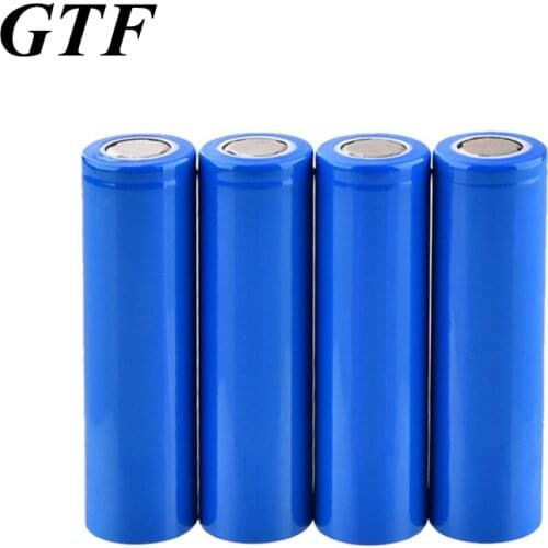 18650 Battery rechargeable Li-ion Battery 3.7V 2000mAh Capacity 18650 rechargeable lithium Batteries for flashlight