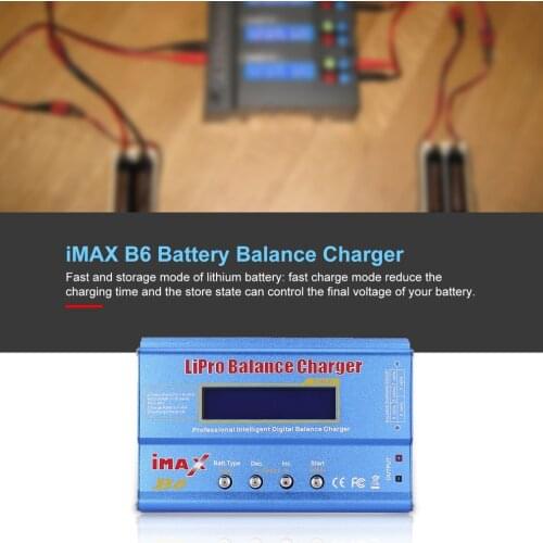 IMAX B6 80W 6A Lipo NiMh Li-ion Ni-Cd RC Balance Charger 10W 2A Discharger for RC Car Helicopter Drone Airplane Battery