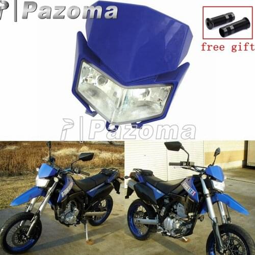 Motorcycle Supermoto Enduro Dirt Bike Dual Headlight For Kawasaki KLX250 08-19 KLX250S D-Tracker X 250 09-19 KLX250SF 09-10