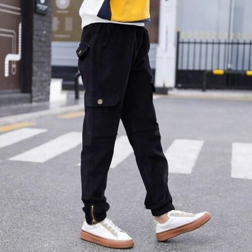 Famli Black Trousers For Boys