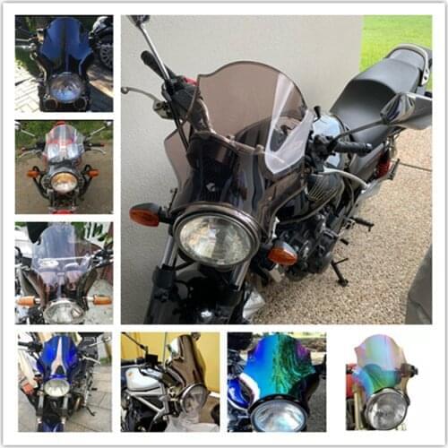 Motorcycle Black Windshield WindScreen For Honda Hornet CB400 CB600 CB750 CB900 CB919 CB250 CB 400 600 750 900 919 250