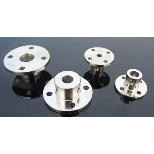 LOT5 Inner Diameter 3/4/5/6/7/8/10mm Rigid Flange Coupling Motor Guide Shaft Coupler Motor Connector