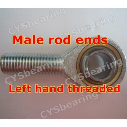 M6 fish eye KAL6-D SALJK6C POSL6EC TSML6C SM6L male metric left hand threaded M6X1 rod ends joint bearing