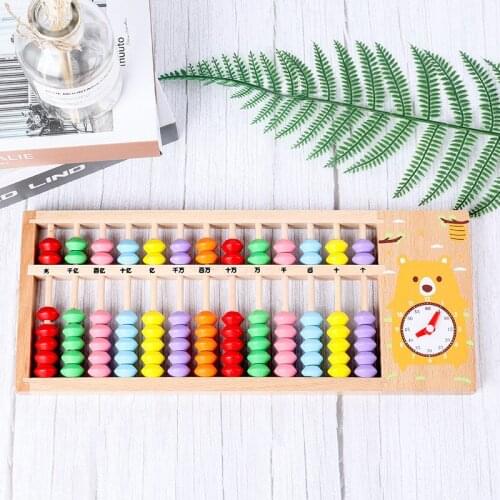 Cartoons Animal Digits Abacus Toys Educational Toy Colorful Abacus Arithmetic Maths Kids Learning Educational Caculating Tools