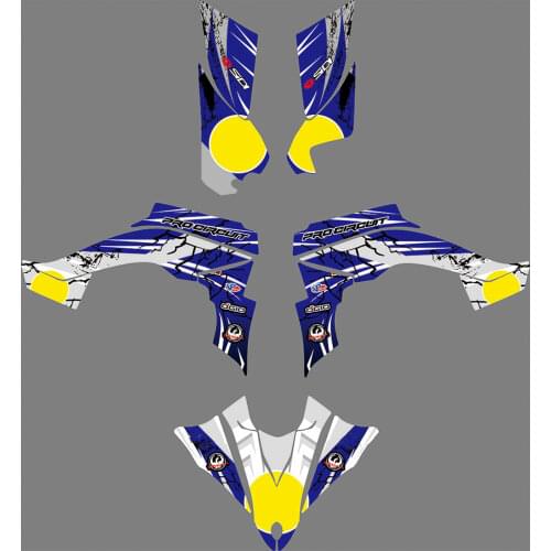 Motorcycle Personalised Graphics & Backgrounds Stickers DECALS 3M For YAMAHA YFZ-R 450 YFZ450R 2014 2015 2016 2017 2018 YFZ 450R