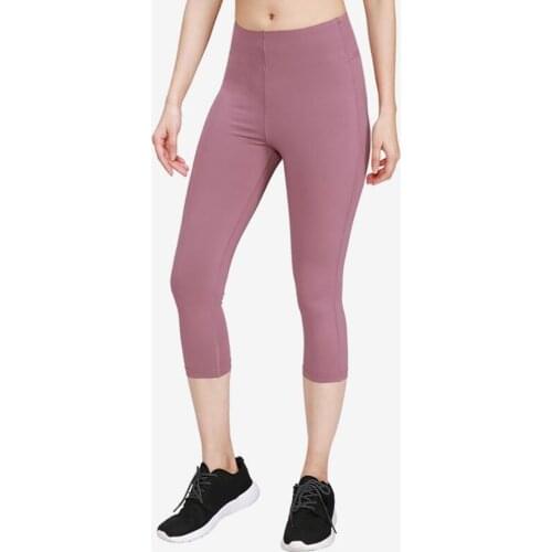 2021 New Women Sports Yoga Pants High Waist Tight Sports Elastic Solid Color Fitness Yoga Cropped Pants legging gainant femme E2