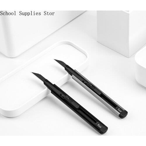 Aluminum Alloy Utility Knife Art Knife Paper Cutter Metal Blade Self-Locking Design Angle With Fracture Cutter