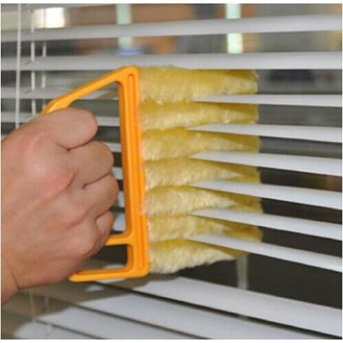 Useful Microfiber Window cleaning brush air Conditioner Duster cleaner with washable venetian blind blade cleaning cloth