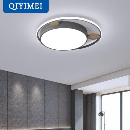 Modern LED Ceiling Lights For Bedroom Living Room White Green Grey Lamps Indoor Lighting Luminaria Lustres AC85-260V Lamparas