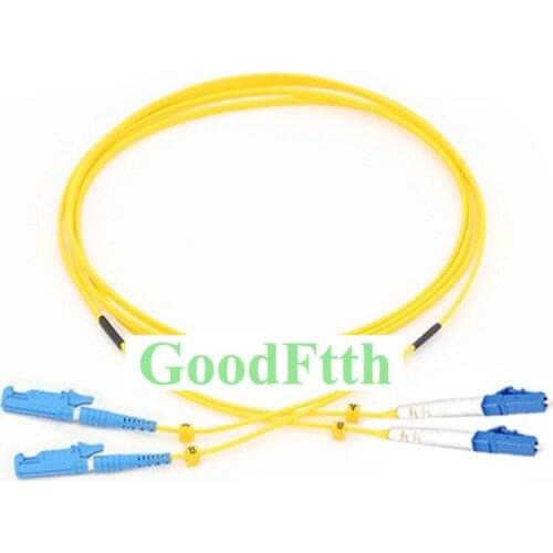 Fiber Patch Cord Jumper Cable E2000-LC LC-E2000 UPC SM Duplex GoodFtth 1-15m