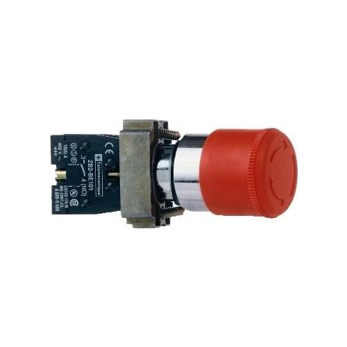 XB2BS turn the reset emergency stop button XB2BS442C XB2BS442 = ZB2BZ102C + ZB2BS44C 1NC