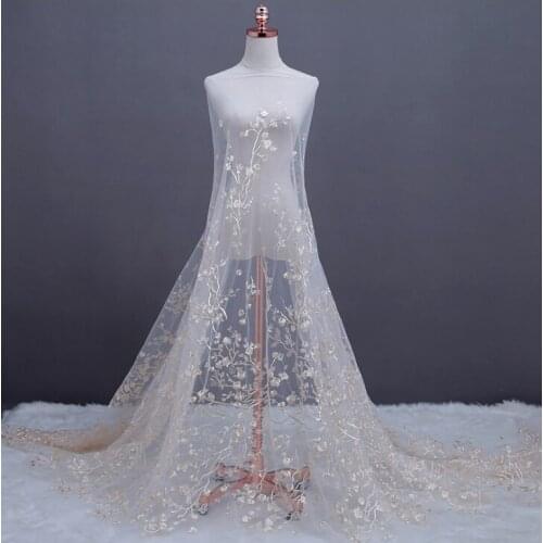 1yard embroidery sewing ribbon guipure lace fabric for patchwork trim warp knitting DIY Garment Accessories african lace