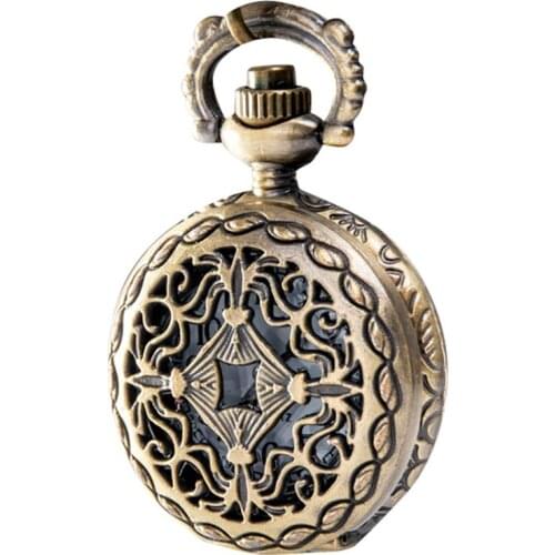 10pcs/lot Wholesale SteamPunk court style retro FLIP Pocket Watch Necklace pendant promotional gift