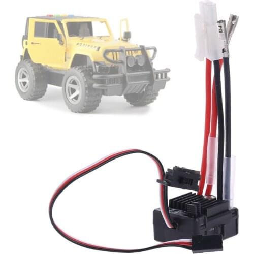 1060 Brushed ESC 60A 2-3S LiPo Waterproof Electric Speed Controller for RC 1/10th Cars Buggies Rock Crawlers 97BE