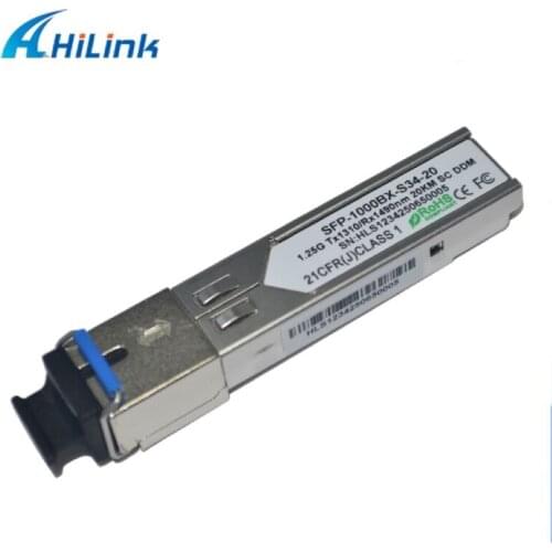 2pairs/lot! 1.25G SFP BiDi 20km 1310/1490nm SC/LC SFP Bidi Fiber Optical Transceiver/Module
