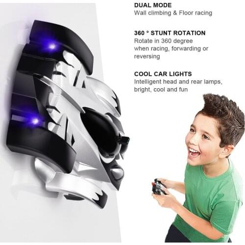 RC Car Wall Climbing Remote Control Anti Gravity Ceiling Racing Car Electric Toys Machine Auto Gift for Children RC Car